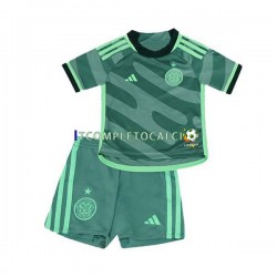 Maglia Celtic Terza Divisa 2023-2024 Manica Corta ,Bambino