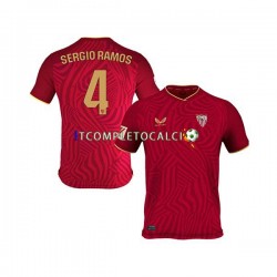 Maglia Sevilla FC Sergio Ramos 4 Divisa Away 2023-2024 Manica Corta ,Uomo