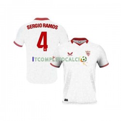 Maglia Sevilla FC Sergio Ramos 4 Divisa Home 2023-2024 Manica Corta ,Uomo