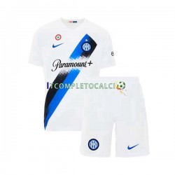 Maglia Inter Milan Divisa Away 2023-2024 Manica Corta ,Bambino