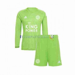 Maglia Leicester City Portiere Divisa Away 2023-2024 Manica Lunga ,Bambino
