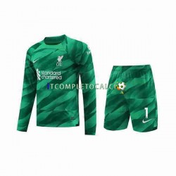 Maglia Liverpool A.Becker 1 Portiere Divisa Home 2023-2024 Manica Lunga ,Bambino