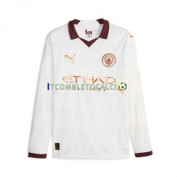 Maglia Manchester City Divisa Away 2023-2024 Manica Lunga ,Uomo