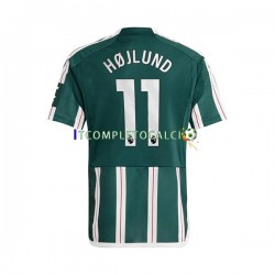 Maglia Manchester United Rasmus Hojlund 11 Divisa Away 2023-2024 Manica Corta ,Uomo