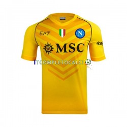 Maglia Napoli Portiere Divisa Away 2023-2024 Manica Corta ,Uomo