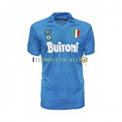 Maglia Napoli 1987 1988 Retro Divisa Home Manica Corta ,Uomo