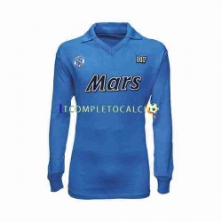 Maglia Napoli 1989 1990 Retro Divisa Home Manica Lunga ,Uomo