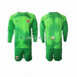 Maglia Norvegia Portiere Divisa Home 2022 Manica Lunga ,Bambino