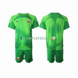 Maglia Norvegia Portiere Divisa Home 2022 Manica Corta ,Bambino