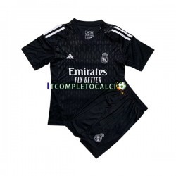 Maglia Real Madrid Portiere Divisa Away 2023-2024 Manica Corta ,Bambino