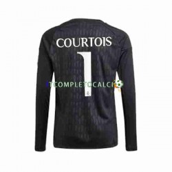 Maglia Real Madrid Thibaut Courtois 1 Portiere Divisa Away 2023-2024 Manica Lunga ,Uomo