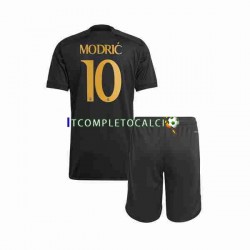 Maglia Real Madrid Modrić 10 Terza Divisa 2023-2024 Manica Corta ,Bambino
