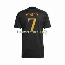 Maglia Real Madrid Vini Jr 7 Terza Divisa 2023-2024 Manica Corta ,Uomo