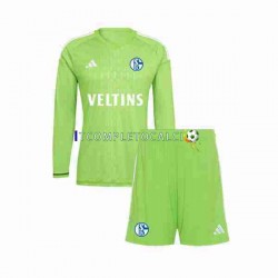 Maglia Schalke 04 Portiere Divisa Home 2023-2024 Manica Lunga ,Bambino