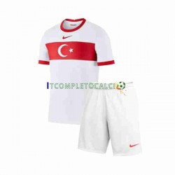 Maglia Turchia Divisa Home 2023-2024 Manica Corta ,Bambino
