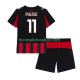 Maglia AC Milan Christian Pulisic 11 Divisa Home 2025-2026 Manica Corta ,Bambino