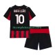 Maglia AC Milan Rafael Leao 10 Divisa Home 2025-2026 Manica Corta ,Bambino