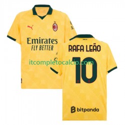 Maglia AC Milan Rafael Leao 10 Terza Divisa 2025-2026 Manica Corta ,Uomo