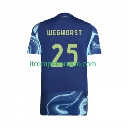 Maglia AFC Ajax Wout Weghorst 25 Divisa Away 2025-2026 Manica Corta ,Uomo