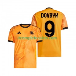 Maglia AS Roma Artem Dovbyk 9 Divisa Away 2025-2026 Manica Corta ,Uomo