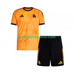 Maglia AS Roma Divisa Away 2025-2026 Manica Corta ,Bambino