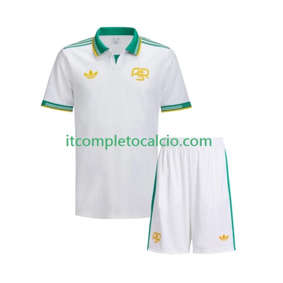 Maglia AS Roma Terza Divisa 2025-2026 Manica Corta ,Bambino