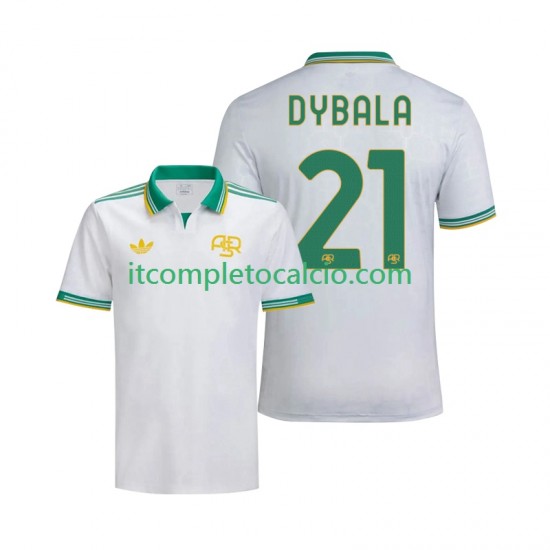 Maglia AS Roma Dybala 21 Terza Divisa 2025-2026 Manica Corta ,Uomo