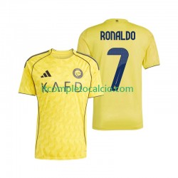 Maglia Al Nassr Cristiano Ronaldo 7 Divisa Home 2025-2026 Manica Corta ,Uomo