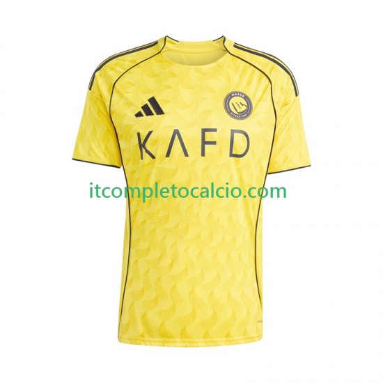 Maglia Al Nassr Divisa Home 2025-2026 Manica Corta ,Uomo
