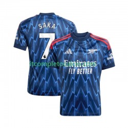 Maglia Arsenal Bukayo Saka 7 Divisa Away 2025-2026 Manica Corta ,Uomo