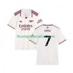 Maglia Arsenal Bukayo Saka 7 Terza Divisa 2025-2026 Manica Corta ,Uomo