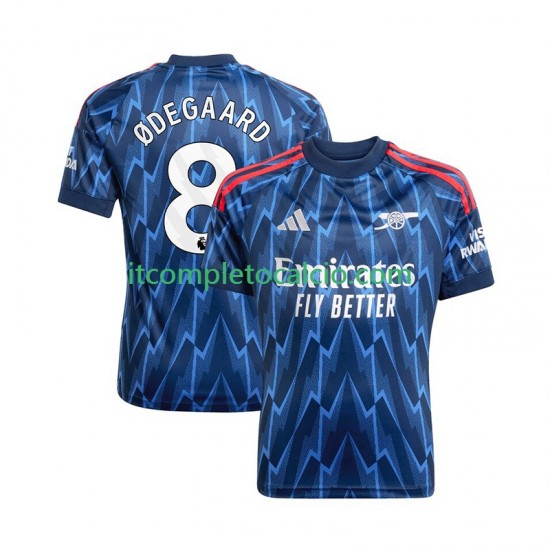 Maglia Arsenal Martin Odegaard 8 Divisa Away 2025-2026 Manica Corta ,Uomo