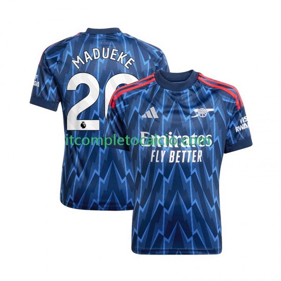 Maglia Arsenal Noni Madueke 20 Divisa Away 2025-2026 Manica Corta ,Uomo