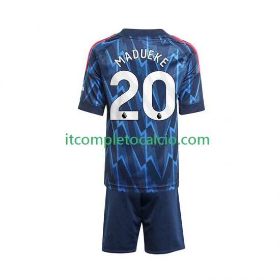 Maglia Arsenal Noni Madueke 20 Divisa Away 2025-2026 Manica Corta ,Bambino
