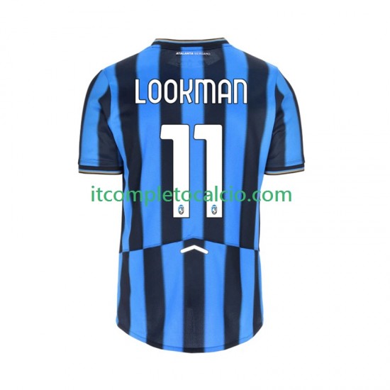 Maglia Atalanta Ademola Lookman 11 Divisa Home 2025-2026 Manica Corta ,Uomo