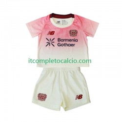 Maglia Bayer 04 Leverkusen Divisa Away 2025-2026 Manica Corta ,Bambino