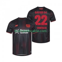 Maglia Bayer 04 Leverkusen Victor Boniface 22 Divisa Home 2025-2026 Manica Corta ,Uomo