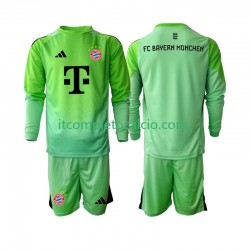 Maglia FC Bayern München Portiere Divisa Home 2025-2026 Manica Lunga ,Bambino