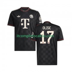 Maglia FC Bayern München Michael Olise 17 Terza Divisa 2025-2026 Manica Corta ,Uomo