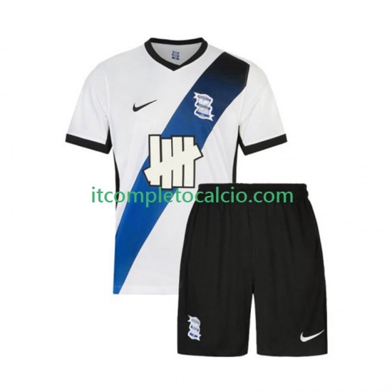 Maglia Birmingham City Divisa Away 2025-2026 Manica Corta ,Bambino