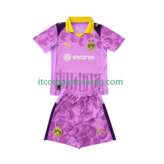 Maglia Borussia Dortmund FIFA CWC Portiere Divisa Home 2025 Manica Corta ,Bambino