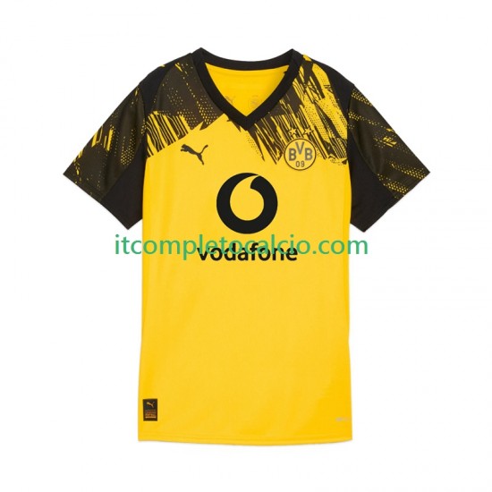 Maglia Borussia Dortmund Divisa Home 2025-2026 Manica Corta ,Uomo