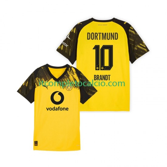 Maglia Borussia Dortmund Julian Brandt 10 Divisa Home 2025-2026 Manica Corta ,Uomo