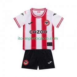 Maglia Brentford Divisa Home 2025-2026 Manica Corta ,Bambino Maglia Brentford Divisa Home 2025-2026 Manica Corta ,Bambino