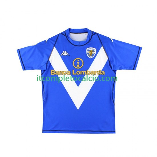 Maglia Brescia Calcio 2003 Retro Divisa Home 2004 Manica Corta ,Uomo