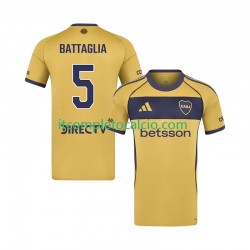 Maglia CA Boca Juniors Rodrigo Battaglia 5 Divisa Away 2025-2026 Manica Corta ,Uomo