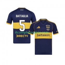 Maglia CA Boca Juniors Rodrigo Battaglia 5 Divisa Home 2025-2026 Manica Corta ,Uomo