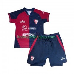 Maglia Cagliari Divisa Home 2025-2026 Manica Corta ,Bambino
