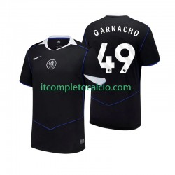 Maglia Chelsea Alejandro Garnacho 49 Terza Divisa 2025-2026 Manica Corta ,Uomo