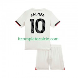 Maglia Chelsea Cole Palmer 10 Divisa Away 2025-2026 Manica Corta ,Bambino